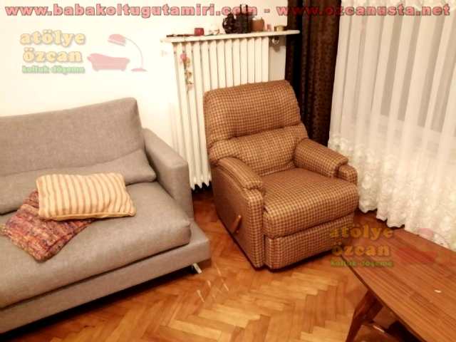 Baba Koltuğu Tamiri Kumaş Değişimi Cengiz Bey Moda, Kadıköy