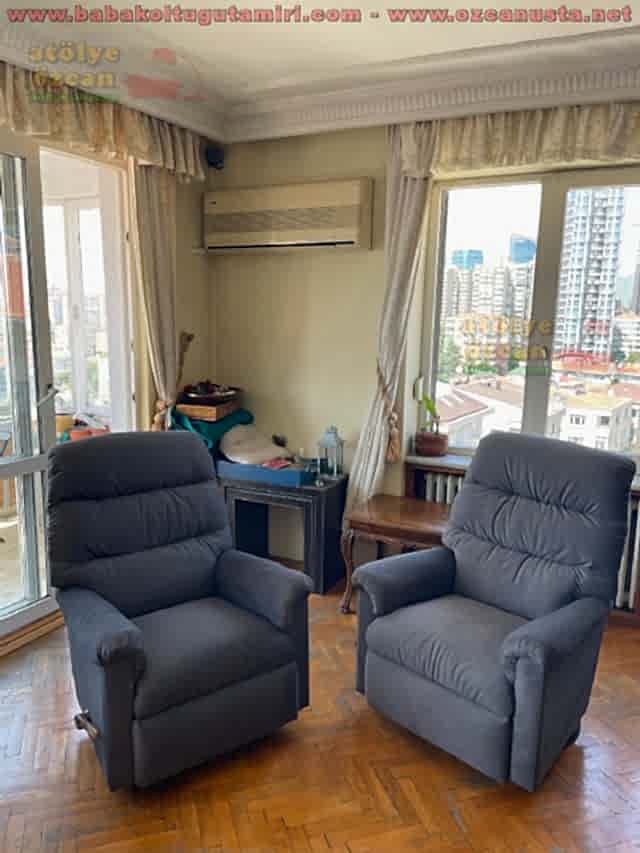 Laz-z-boy Baba Koltuk Mekanizma Tamiri Ve Yüz Değişimi