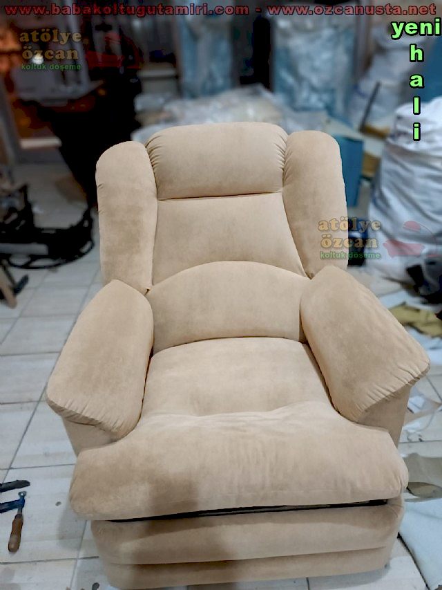 Atilla Beyin Baba Koltuğu Tamiri Kumaş Değişimi