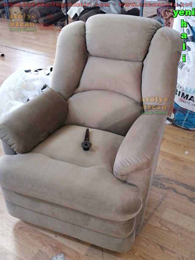 Baba Koltuğu Kolu Ve Mekanizma Tamiri Kumaş Değişimi