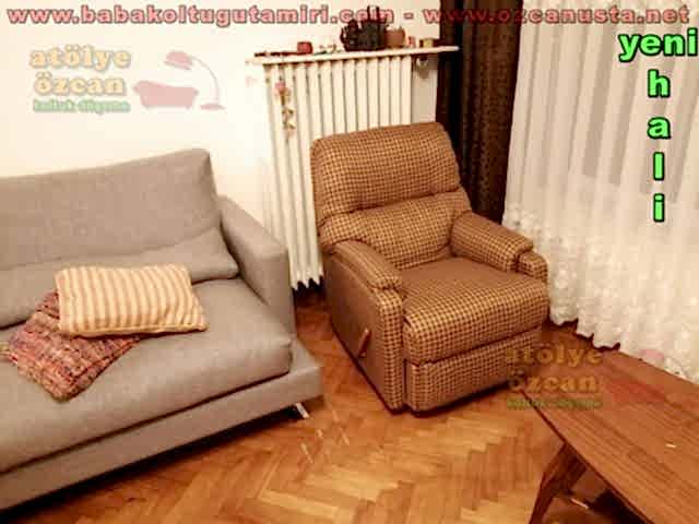 Baba Koltuğu Tamiri Kumaş Değişimi Cengiz Bey Moda, Kadıköy