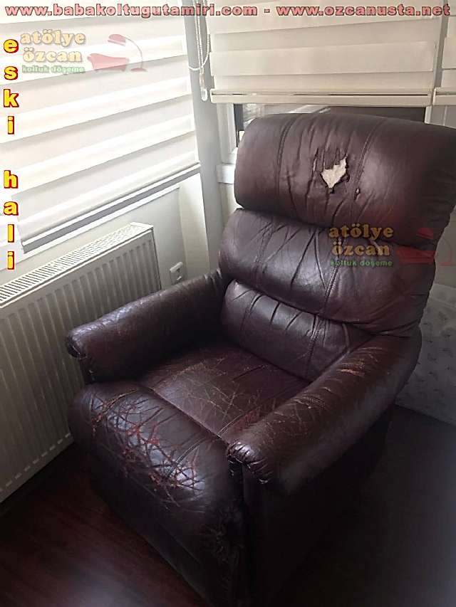 Baba Koltuğu Tamiri Kumaş Deri Değişimi Vitali Bey Ortaköy