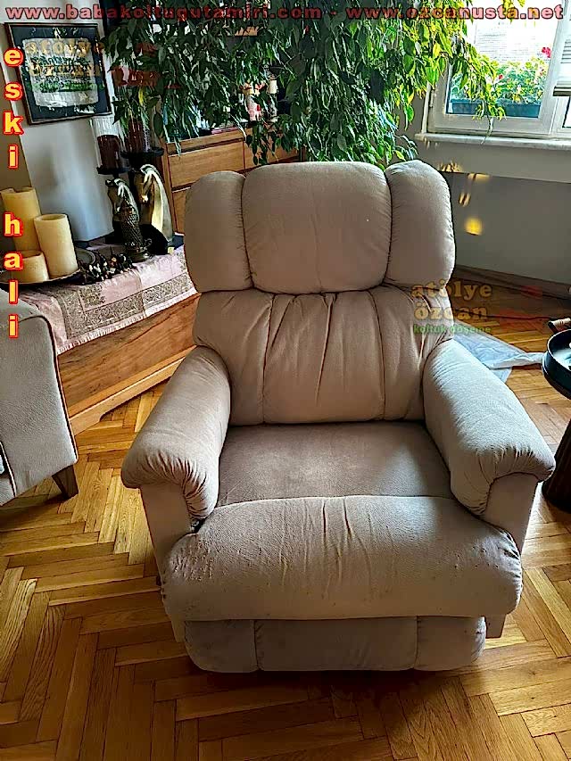 La-z-boy Pinnacle Baba Koltuk Yüz Değişimi Ve Mekanizma Bakımı