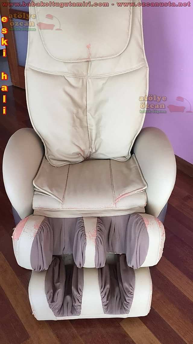Masaj Koltuğu Tamiri Kumaş Değişimi Cellini Masaj Koltuğu