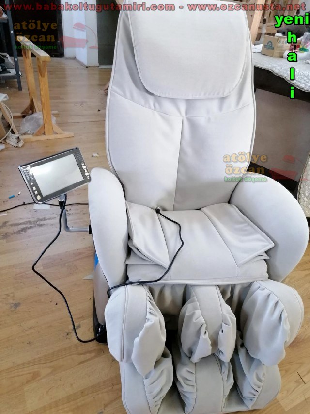 Masaj Koltuğu Tamiri Kumaş Değişimi Cellini Masaj Koltuğu