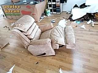 Baba Koltuğu Tamiri Kumaş Değişimi Yeşilköy, Ataköy Merve hanım