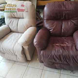 Baba Koltuğu Tamiri Nubuk Kumaş Kaplama Beşiktaş